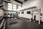 Take advantage of the on site gym